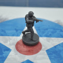 1/72 3D Printed WWII US Ranger Pose 1 (x10) - Only-Games