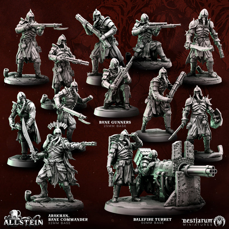 Dieselpunk Squadron | Bestiarum | Wargaming DnD Miniatures