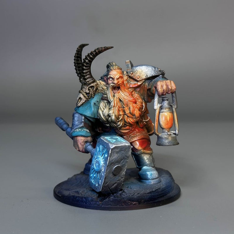 Dwarf Lord (STL, Presupported) – 32mm & 75mm - Only-Games