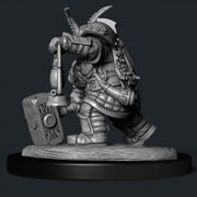Dwarf Lord (STL, Presupported) – 32mm & 75mm - Only-Games