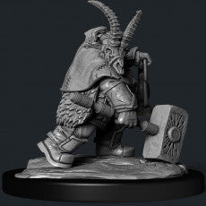 Dwarf Lord (STL, Presupported) – 32mm & 75mm - Only-Games