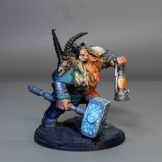 Dwarf Lord (STL, Presupported) – 32mm & 75mm - Only-Games