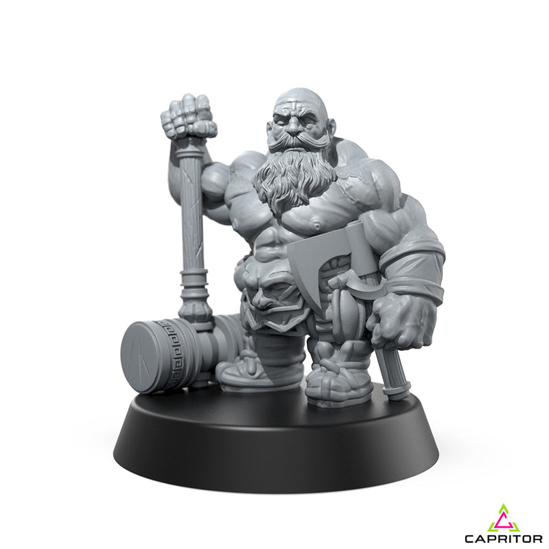 "Dwarf Champion" 28mm Scale - Only-Games