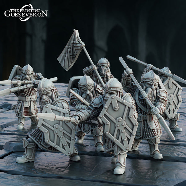 Steelvein Wardens – Dwarf Spear Guard