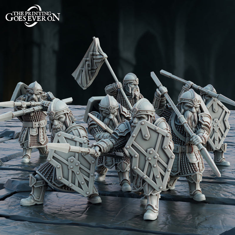 Steelvein Wardens – Dwarf Spear Guard