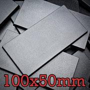 100x50mm | 50x100mm Rectangular Plain Plastic Bases | Versatile Miniature Stands - Only-Games