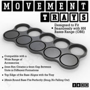 28mm Movement Trays for Tabletop Games | Wargaming | Full Range - Only-Games