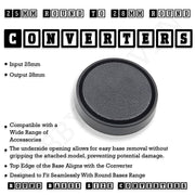 25mm to 28mm Round Base Converters ABS Plastic - Only-Games