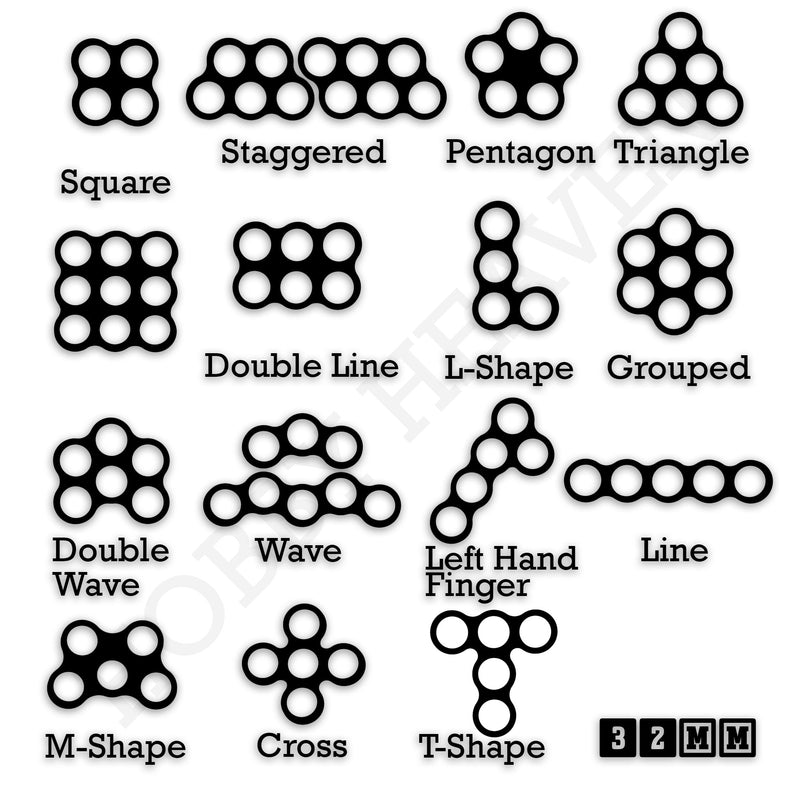 32mm Movement Trays for Tabletop Games | Compatible with Popular Miniatures | Full Range - Only-Games