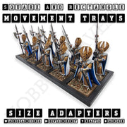 Square and Rectangle Movement Trays Adapters for Tabletop Games - Only-Games
