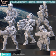 Female Earth Defense Operatives - Only-Games
