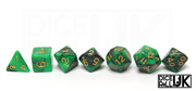 Elemental Dice | Black & Green - Only-Games