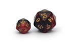 Elemental Dice | Mini | Black & Red - Only-Games