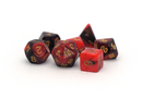 Elemental Dice | Mini | Black & Red - Only-Games