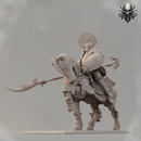 Mounted Elite Knight - Realsteone - Terrain Wargaming D&D DnD 32mm 40mm 54mm