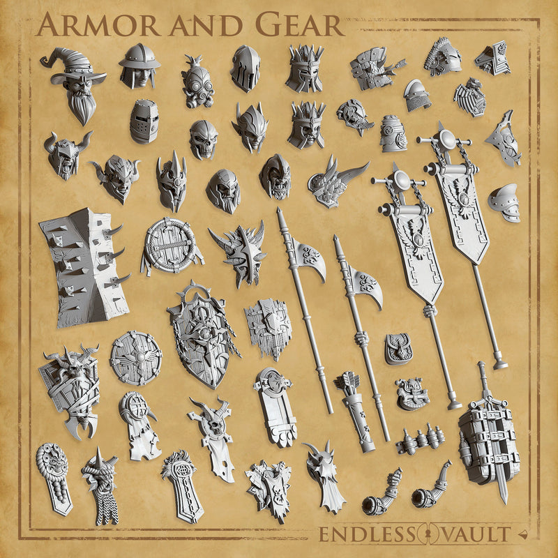 gear vault Endless Vault – Armor and Gear Bundle - Cast n Play