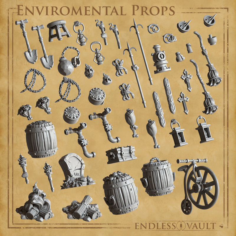 Endless Vault – Enviromental Bundle - Only-Games