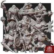 Dwarfs Squad 01  28mm/32mm/54mm - Only-Games