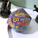 Gilded Cosmos | 33mm D20 | Oversized Art Core Dice - Only-Games