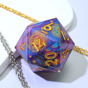 Gilded Cosmos | 50mm D20 | Oversized Art Core Dice - Only-Games