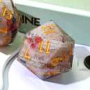 Sonnet of Thorns | 50mm D20 | Oversized Art Core Dice