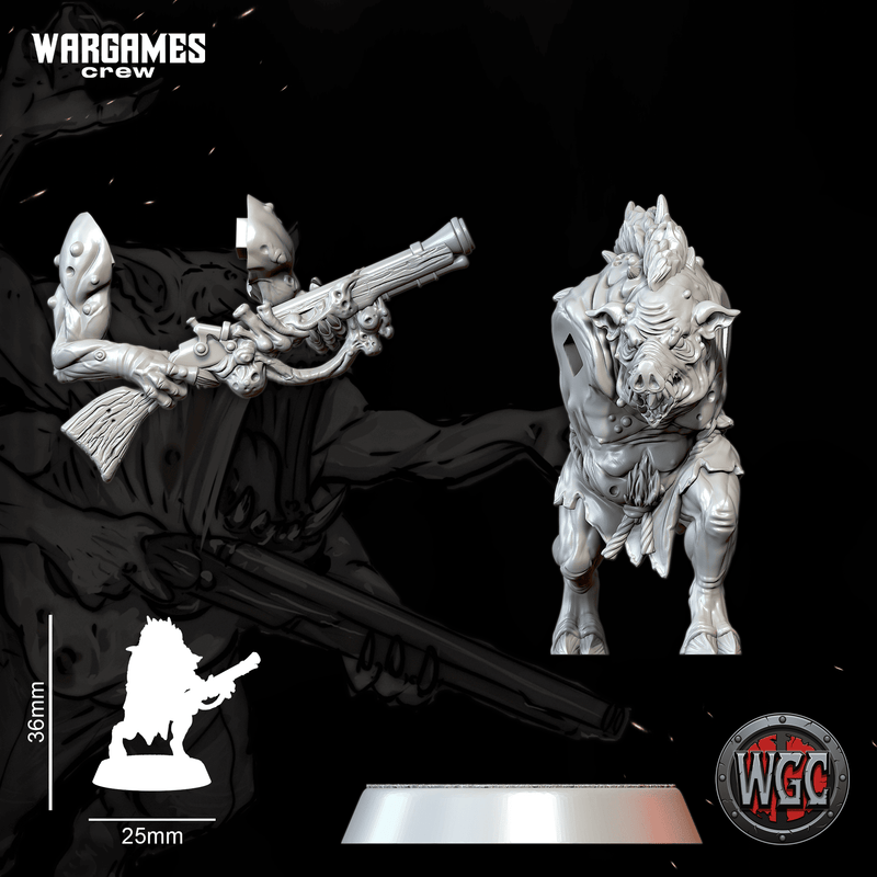 Funeral-Bound Serfs (shooting) x5 (Thralls)