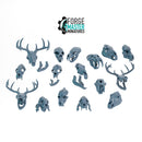 Animal Skulls and Masks - 28mm - Only-Games