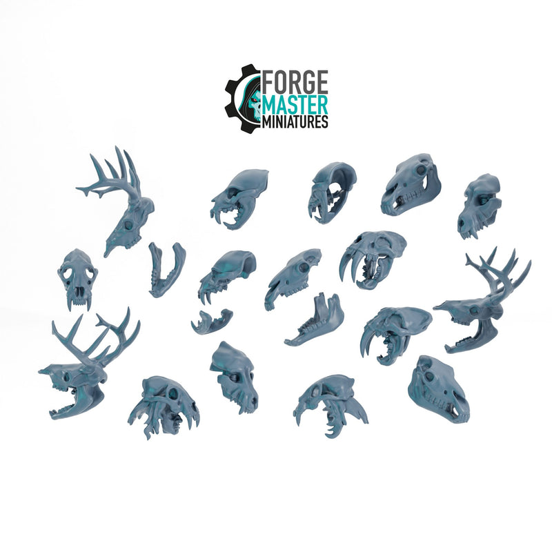 Animal Skulls and Masks - 28mm - Only-Games