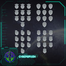 Shouldershields with numbers - Only-Games