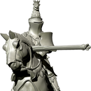 Tournament Knight of the Panther - 15 th century - 28mm - Only-Games