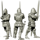 Sir Owen Glendower on foot - 28mm - Only-Games