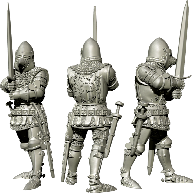 Sir Owen Glendower on foot - 34mm - Only-Games