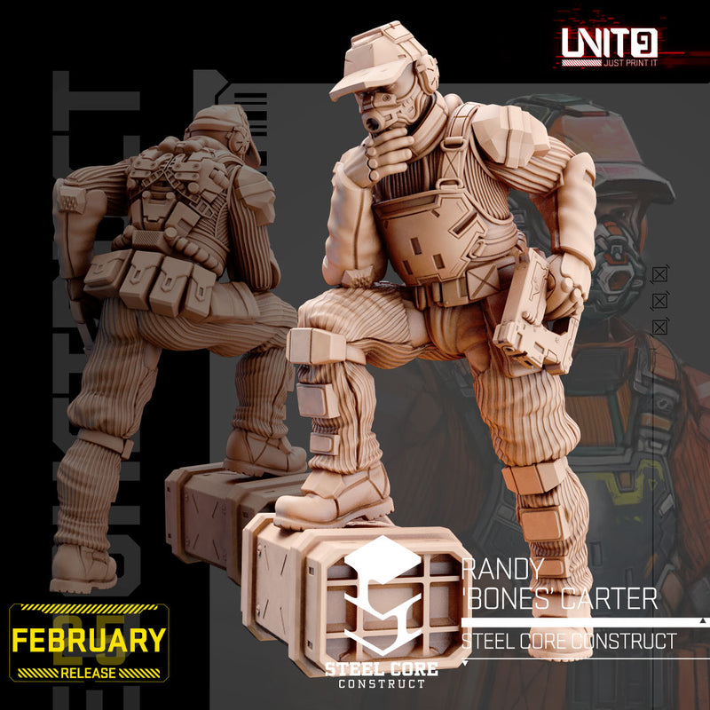 Cyberpunk - Randy 'Bones' Carter - Steel Core Construct - Only-Games