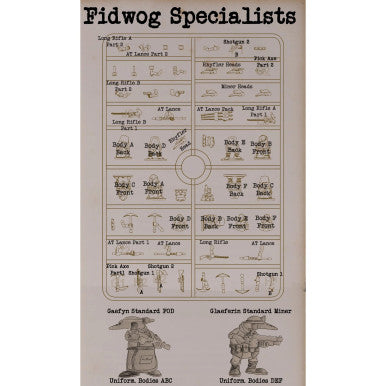 Clash of Rhyfles: Fidwog Specialists (Hard Plastic)