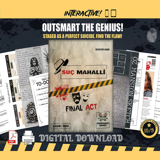 Final Act: Interactive Unsolved Cold Case – Detective Murder Mystery Game (Digital) - Only-Games