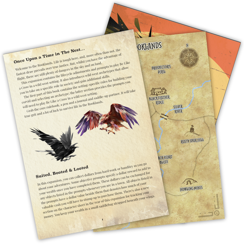 A Fistful of Feathers - A Wild West Setting for Be Like a Crow - Only-Games