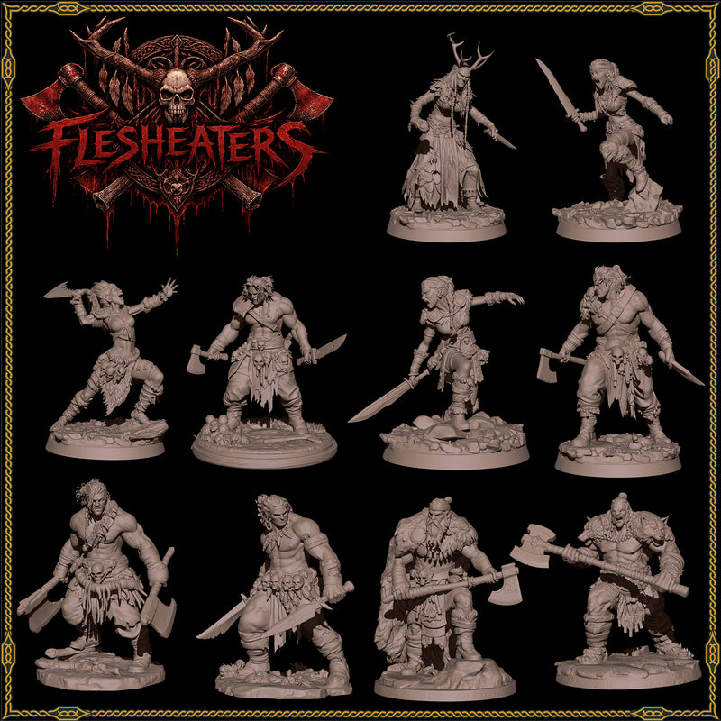 Flesheater Warband 32mm Scale