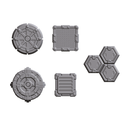 32mm Tabletop Scenery Industrial Sci-fi Basing Bits Pack