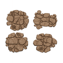 Demonic Temple Basing Bits Pack - 32mm Tabletop Scenery - Only-Games