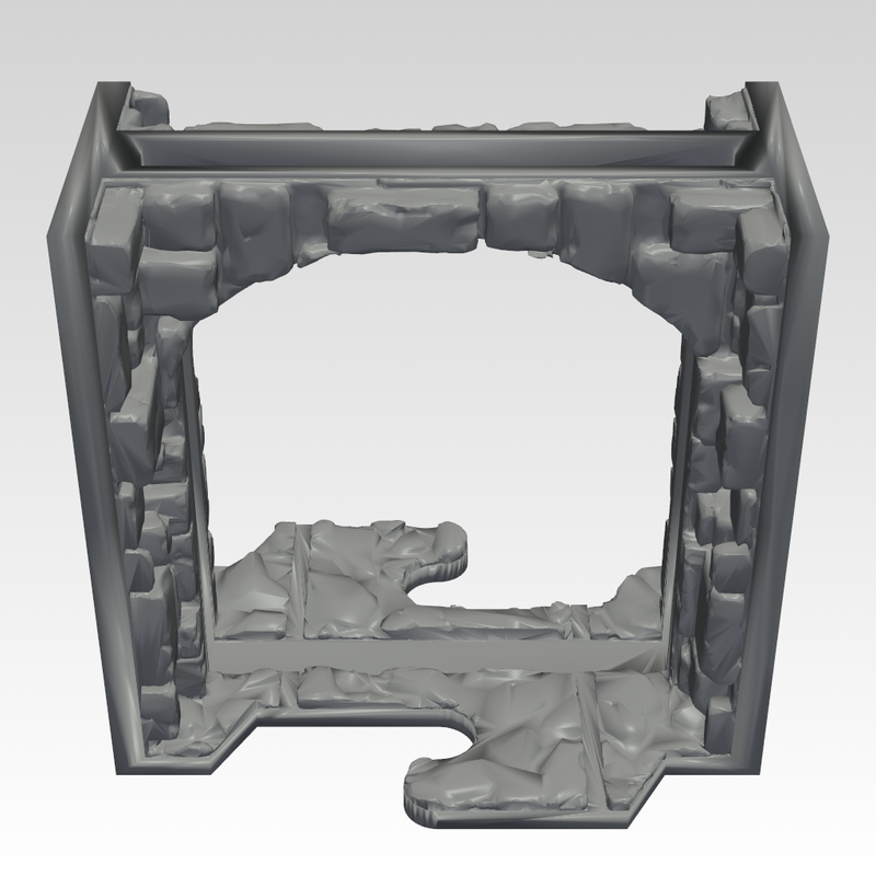 INSTADUNGEON™ Fantasy Expansion B1 - Narrow/Single Spaced - Tiles 1B-5B: gaming terrain tiles compatible with D&D, Pathfinder and more