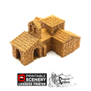 French Mausoleum - King and Country - Printable Scenery Terrain Wargaming D&D DnD 10mm 15mm 20mm 25mm 28mm 32mm 40mm 54mm Painted options