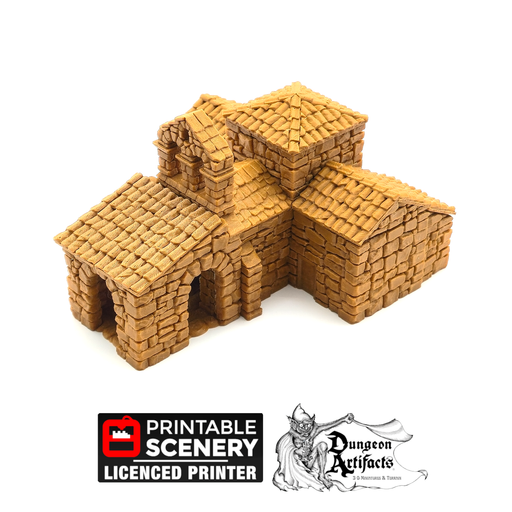French Mausoleum - King and Country - Printable Scenery Terrain Wargaming D&D DnD 10mm 15mm 20mm 25mm 28mm 32mm 40mm 54mm Painted options - Only-Games