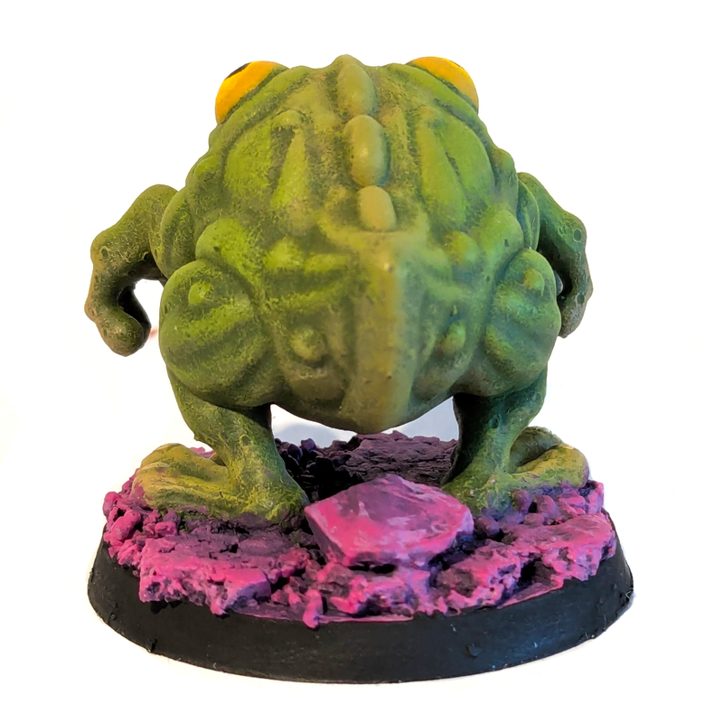 Dark Fantasy Frogman Monster Miniature STL for Tabletop RPGs