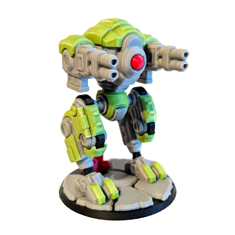 Sci-fi Mech No Paint FDM Miniature Kit for Tabletop Wargaming