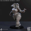 Gea, Elephorim Invoker - Pinup (Elephorim Ivory Sentinels) - Only-Games