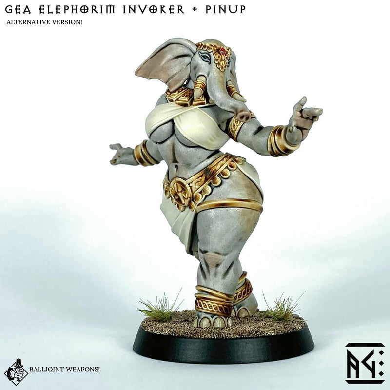 Gea, Elephorim Invoker - Pinup (Elephorim Ivory Sentinels) - Only-Games