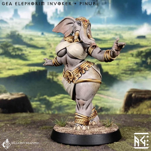 Gea, Elephorim Invoker - Pinup (Elephorim Ivory Sentinels) - Only-Games