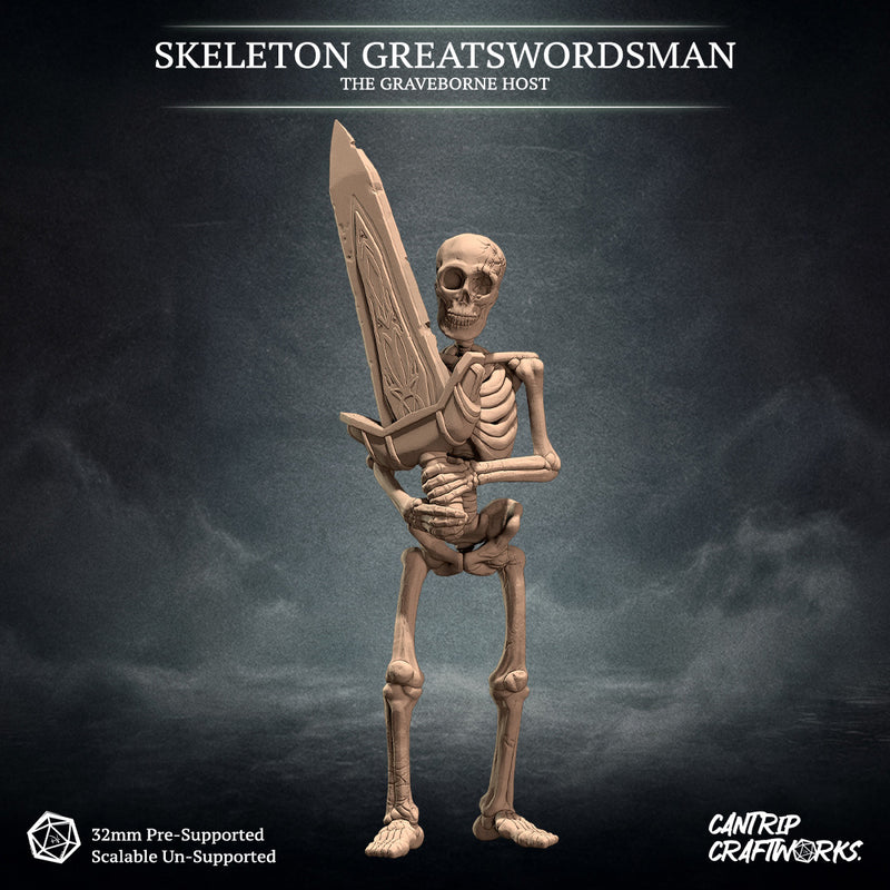 Skeleton Greatswordsman, The Graveborne Host