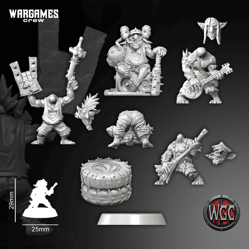 Orck Goblin Rock Fans Horde - Only-Games