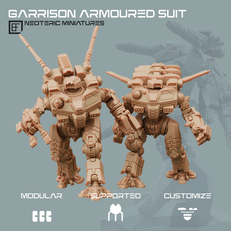 New Expansion | Garrison Armoured Suit and logistics team - Only-Games